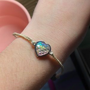 Heart, mermaid, scale bracelet, Titans